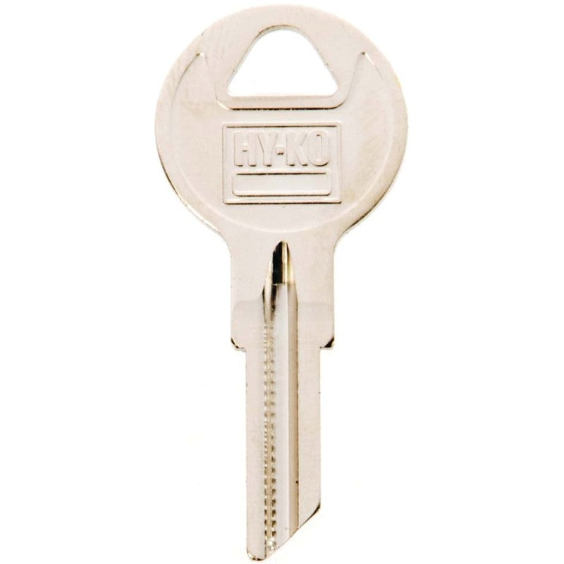 Hy-Ko 11010B1 Key Blank, Brass, Nickel, For: Briggs and Stratton Cabinet, House Locks and Padlocks, B1 Key Number (Pack of 10)