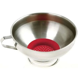 Norpro 241 Wide Mouth Funnel, 5-1/2 in Dia, Stainless Steel