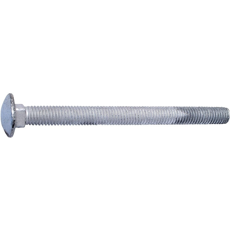 Midwest Fastener 05527 Carriage Bolt, 1/2-13 in Thread, NC Thread, 6 in OAL, 2 Grade
