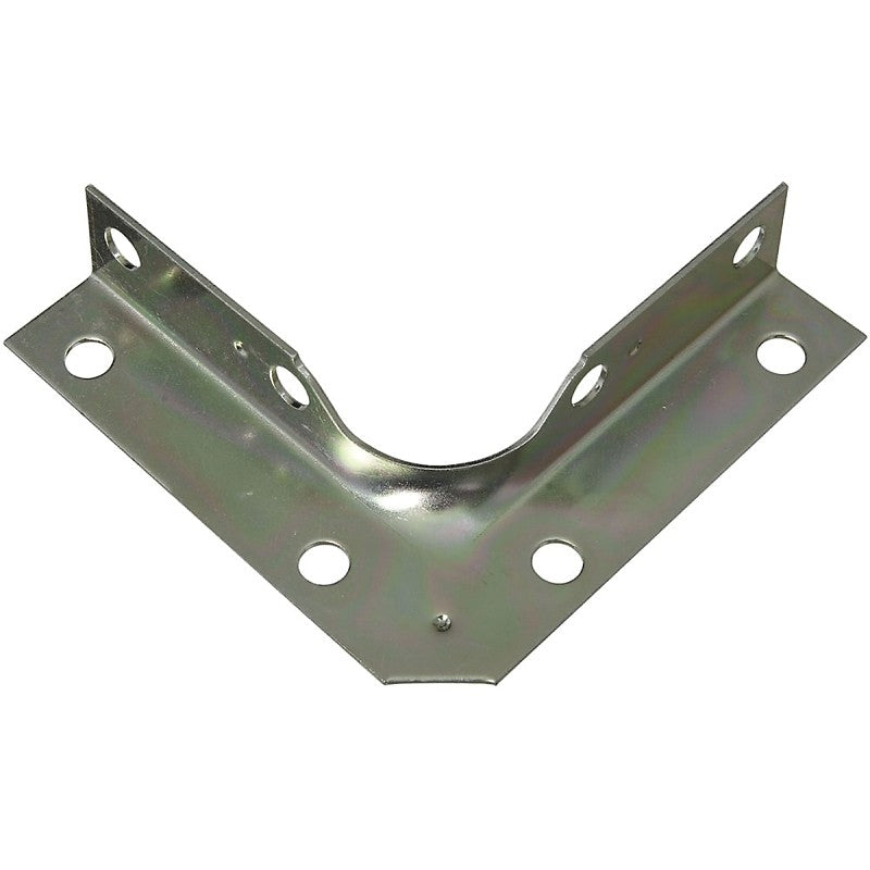 National Hardware V114 Series N245-407 Corner Brace, 3 in L, 5/8 in W, 3 in H, Steel, Zinc, 0.04 Thick Material