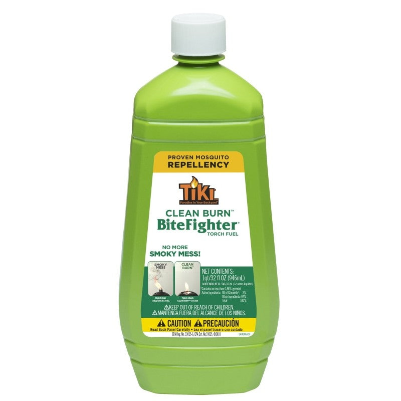Tiki Bitefighter 1218071 Torch Fuel, Green, Citronella