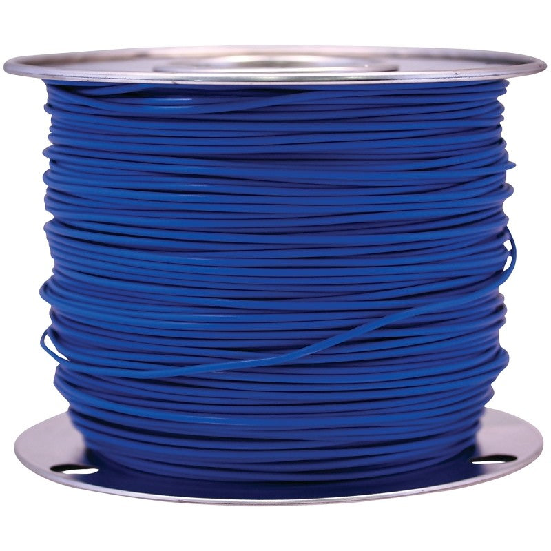 CCI 55879923 Primary Wire, 10 AWG Wire, 1-Conductor, 60 VDC, Copper Conductor, Blue Sheath, 100 ft L (Pack of 2)