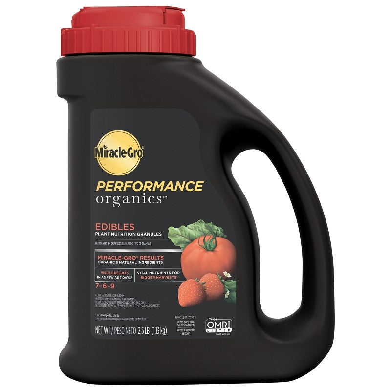 Miracle-Gro 3005510 Plant Food, 2.5 lb, Solid, 7-6-9 N-P-K Ratio