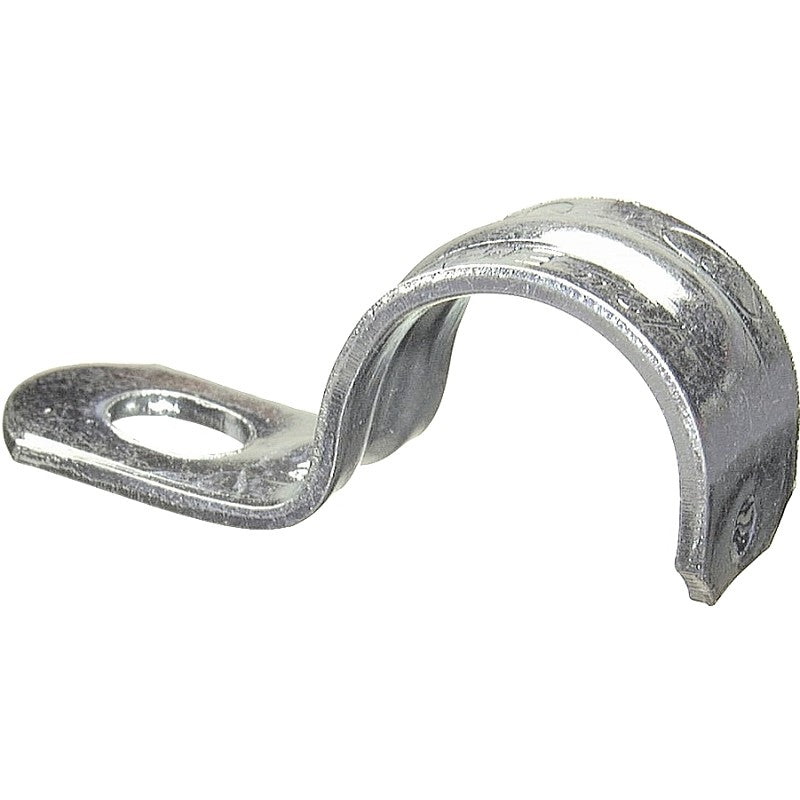 Halex 61510B Conduit Strap, 1 in, Steel, Zinc-Plated, 50/BX