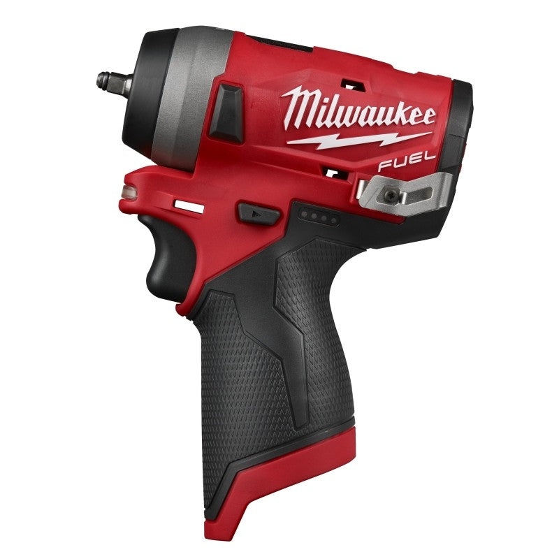 Milwaukee 2552-20 Impact Wrench, Tool Only, 12 V, 2.4 Ah, 1/4 in Drive, Straight Drive, 4300 ipm