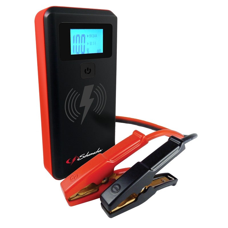 Schumacher SL1452 Jump Starter/Power Pack, 12 VDC, 2000 A, Lithium-Ion Battery