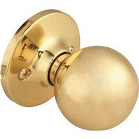Economy Ball Half Dummy Knob Polished Brass