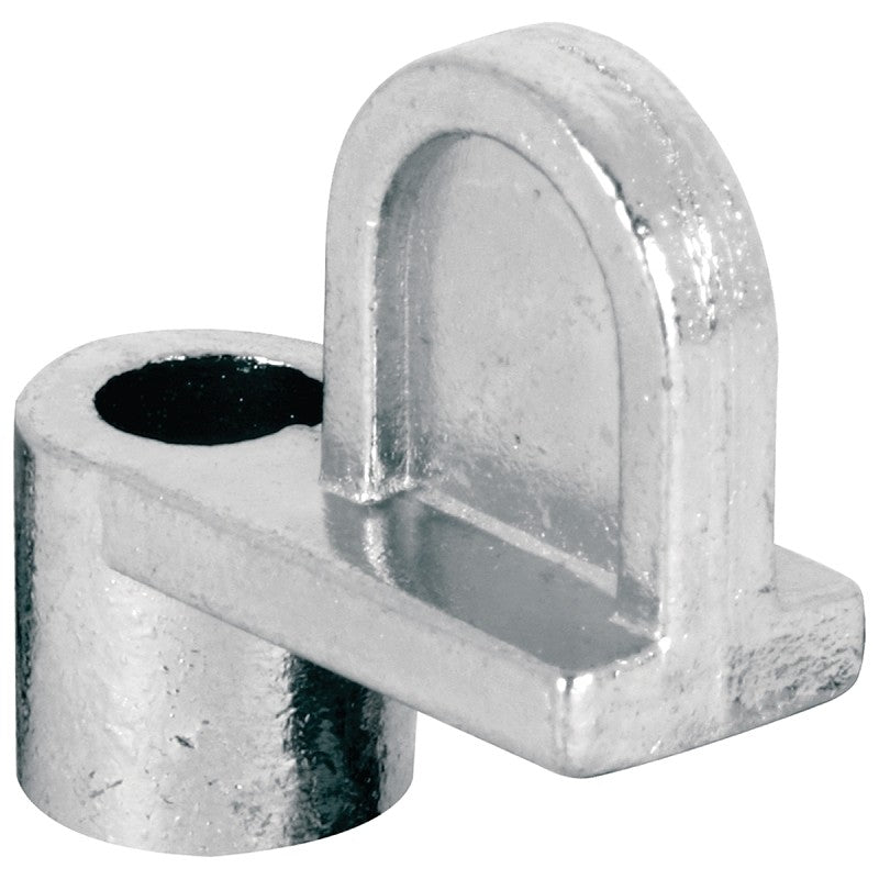 Make-2-Fit PL 7735 Window Screen Clip with Screw, 5/16 in D Dimensions, Alloy, Zinc, Silver, 12/PK