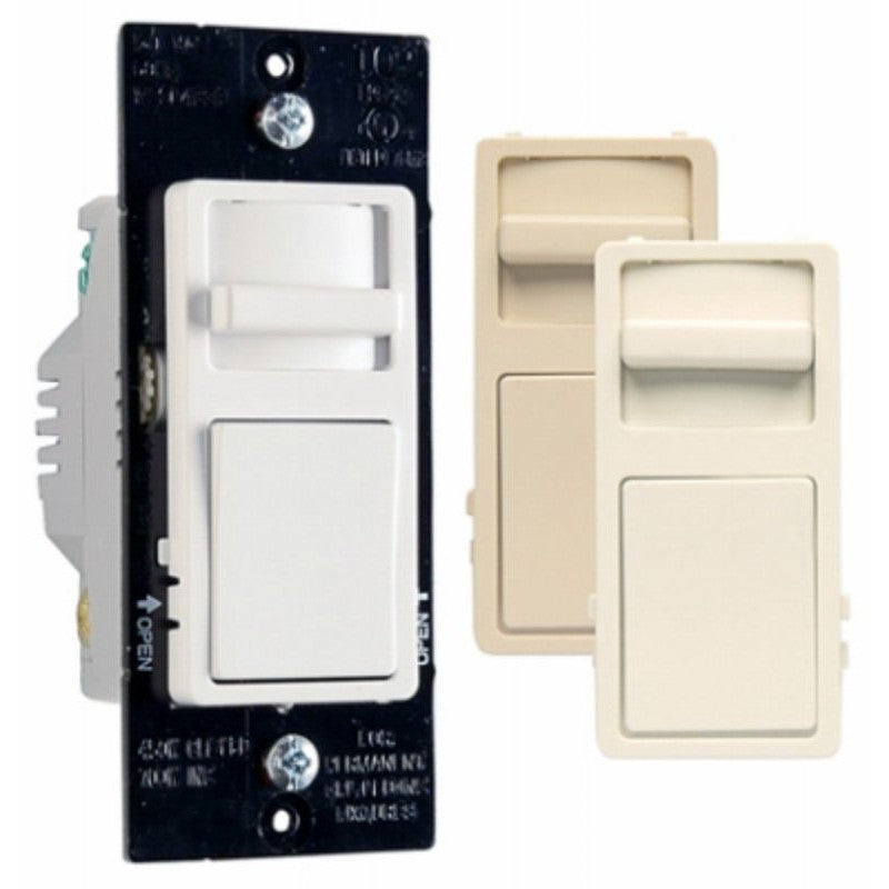 Legrand Wide Slide WSCL453PTCCCV4 Slide Dimmer, 120 V, CFL, LED Lamp, 3-Way