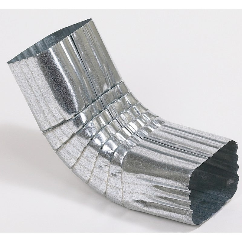 Amerimax 29264 Downspout Front Elbow, Galvanized