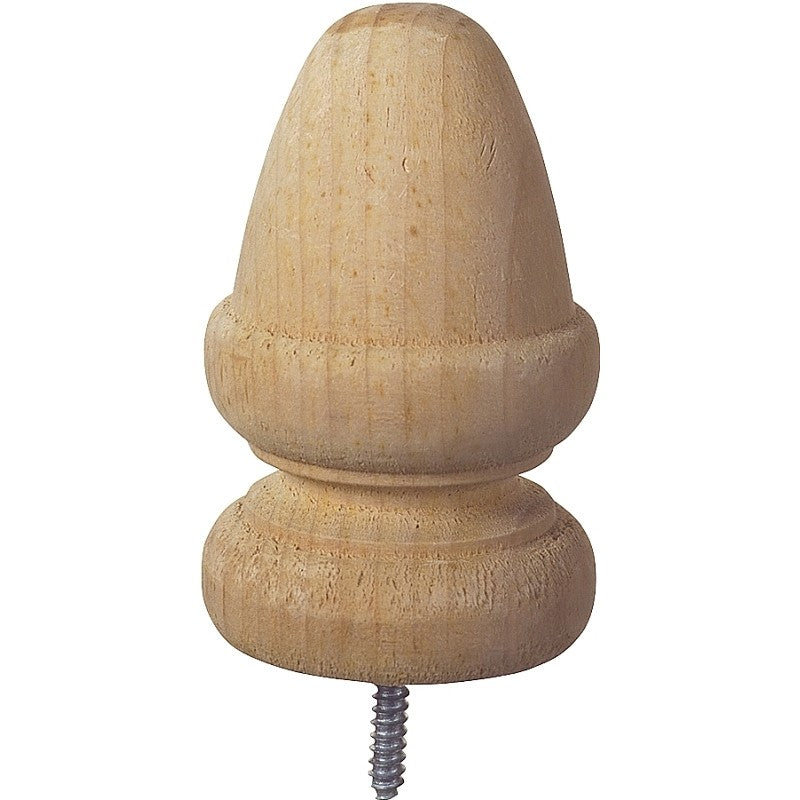 UFP 106091 Post Top, 5-1/2 in H, Acorn, Pine, White