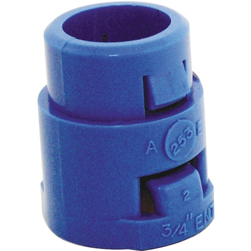Carlon A253E-CAR Terminal Adapter, 3/4 in, 1.4 in L, PVC, Blue