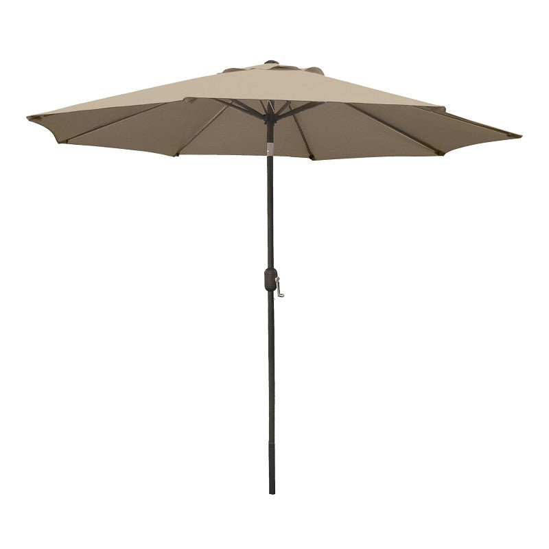 Seasonal Trends 60036 Crank Umbrella, 92.9 in H, 107.9 in W Canopy, 107.9 in L Canopy, Round Canopy, Steel Frame