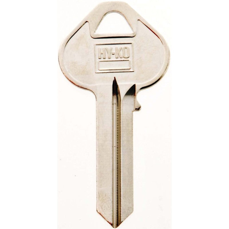 Hy-Ko 11010RU45 Key Blank, Brass, Nickel, For: Russwin and Corbin Cabinet, House Locks and Padlocks, RU45 Key Number (Pack of 10)