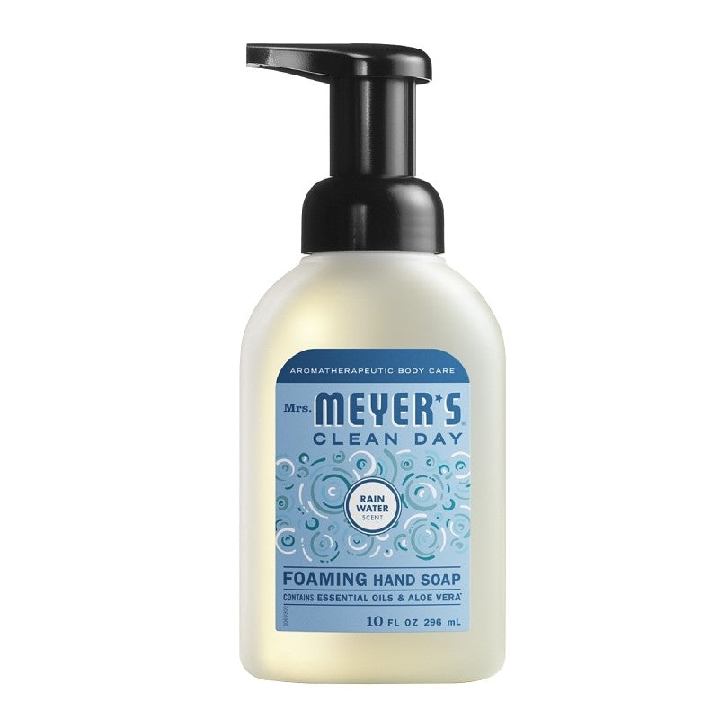 Mrs. Meyer's 12102 Hand Soap, Foam, Rain Water, 10 fl-oz Bottle