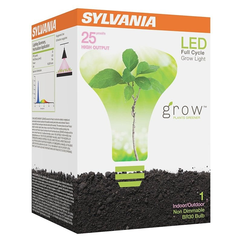 Sylvania 40071 Ultra LED Bulb, Flood/Spotlight, BR30 Lamp, E26 Lamp Base, Frosted