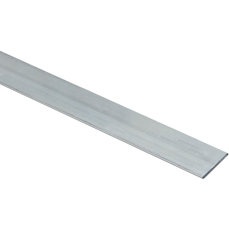 National Hardware 4201BC Series N247-197 Flat Bar, 3/4 in W, 72 in L, 1/16 in Thick, Aluminum, Mill