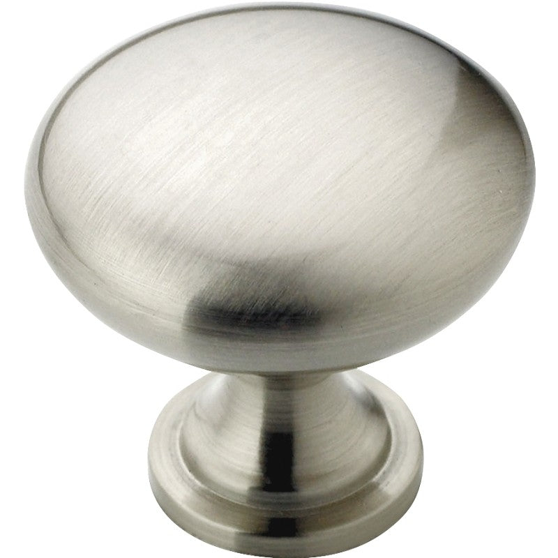 Amerock BP53005G10 Cabinet Knob, 1-1/8 in Projection, Traditional, 1-1/4 in, Zinc