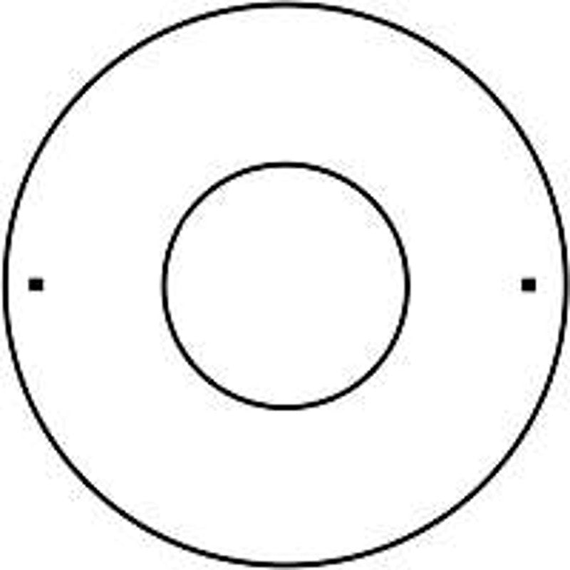 Selkirk 206488 Trim Plate Spacer, Steel, Black, Matte