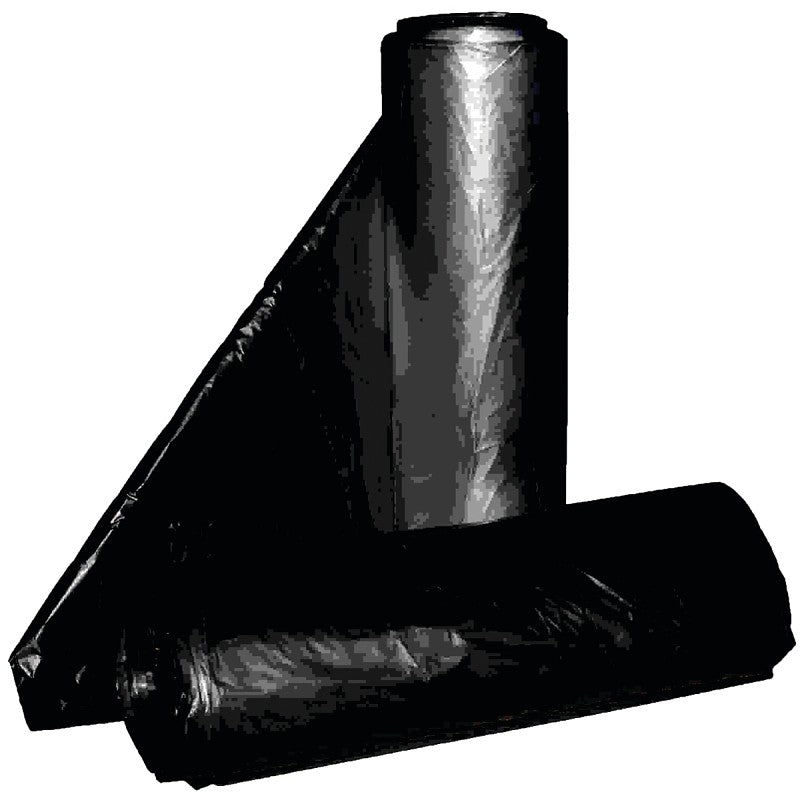 ALUF Plastics RL Series RCT-60XX Royal Crown Top Liner, 55 to 60 gal, Metalocene Blend, Black