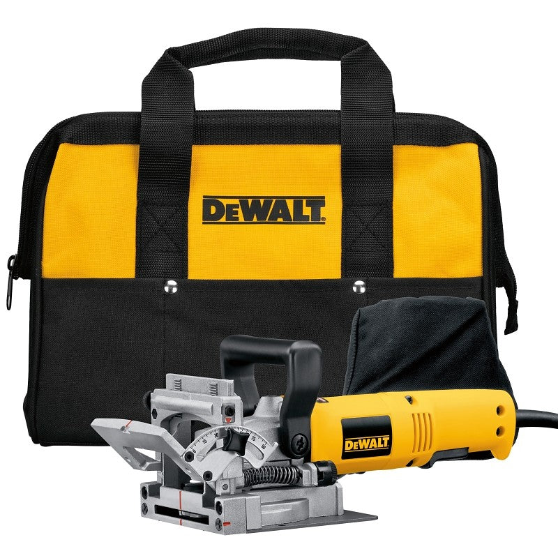 DEWALT DW682K Plate Joiner Kit, 6.5 A, 20 in D Cutting, #0, #10, #20 Biscuit, 10,000 rpm Speed, 6 T Blade