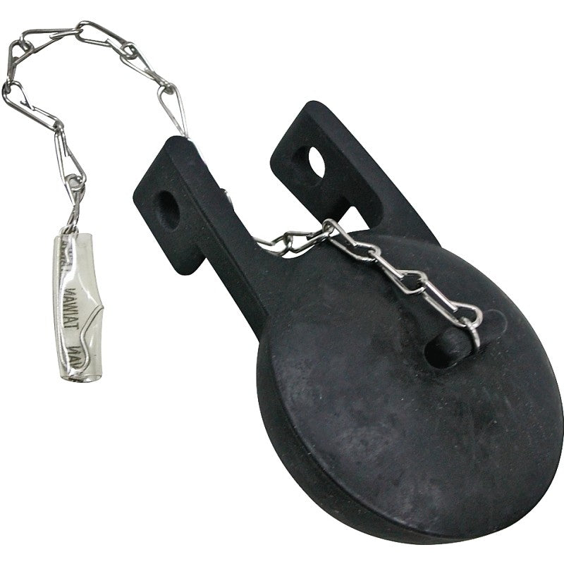 ProSource PMB-189 Toilet Tank Flapper, Specifications: 2-3/4 in, Black