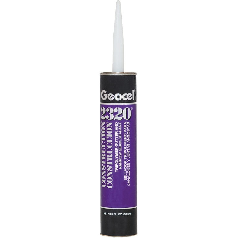 Geocel 2321 Series GC67102 Gutter and Narrow Seam Sealant, Aluminum Gray, Liquid, 10.3 oz Cartridge (Pack of 24)