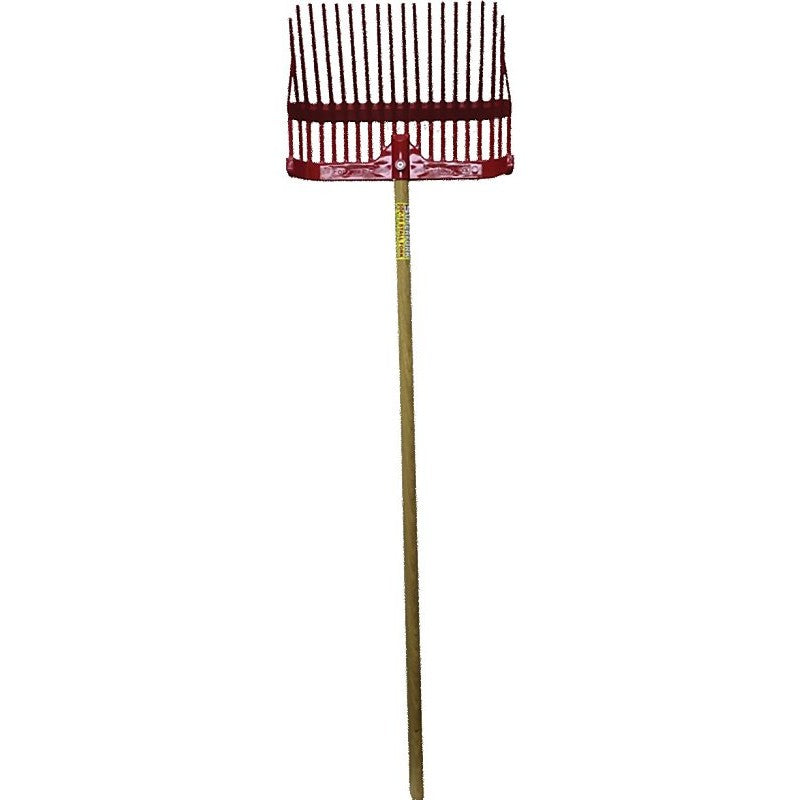 Fortex-Fortiflex 1308102 Stall Fork, Plastic Tine, Polycarbonate Handle, Red (Pack of 3)