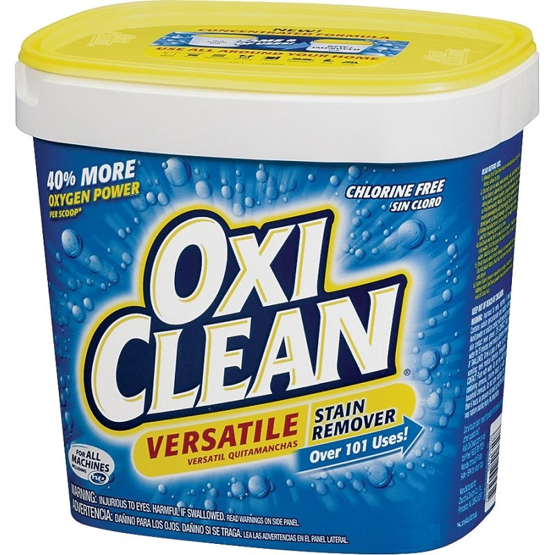 Oxiclean 51650 Stain Remover, 5.3 lb, Powder, Off-White (Pack of 4)
