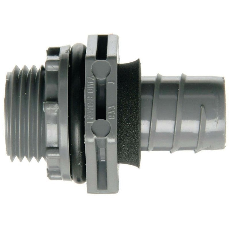 Carlon LN43EA-CTN Conduit Connector, 3/4 in NPT, 1.79 in L, PVC