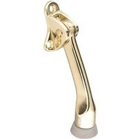 Kick Down Door Holder 4 Inch Brass Finish