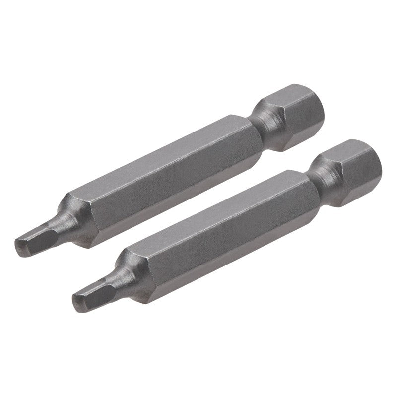 Irwin IWAF22SQ12 Power Bit, #1 Drive, Square Drive, 1/4 in Shank, Hex Shank, 2 in L, Steel