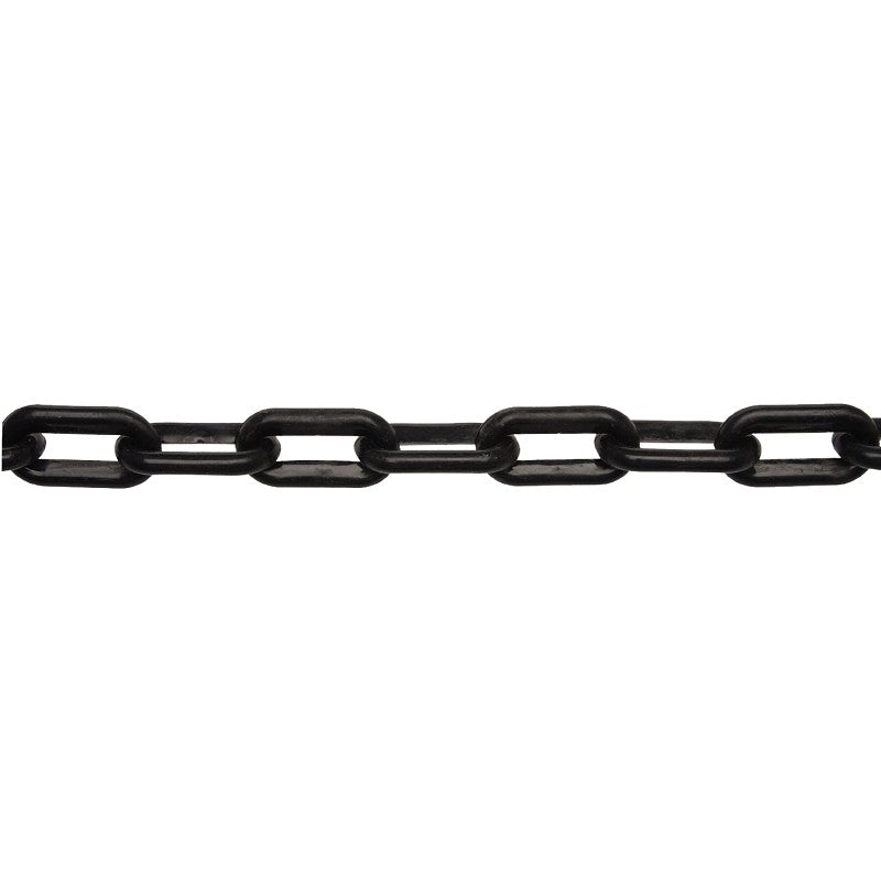 Campbell 099-0857 Decorator Chain, Black, 1/2 in W Inside Link, #8, 60 ft L, Plastic
