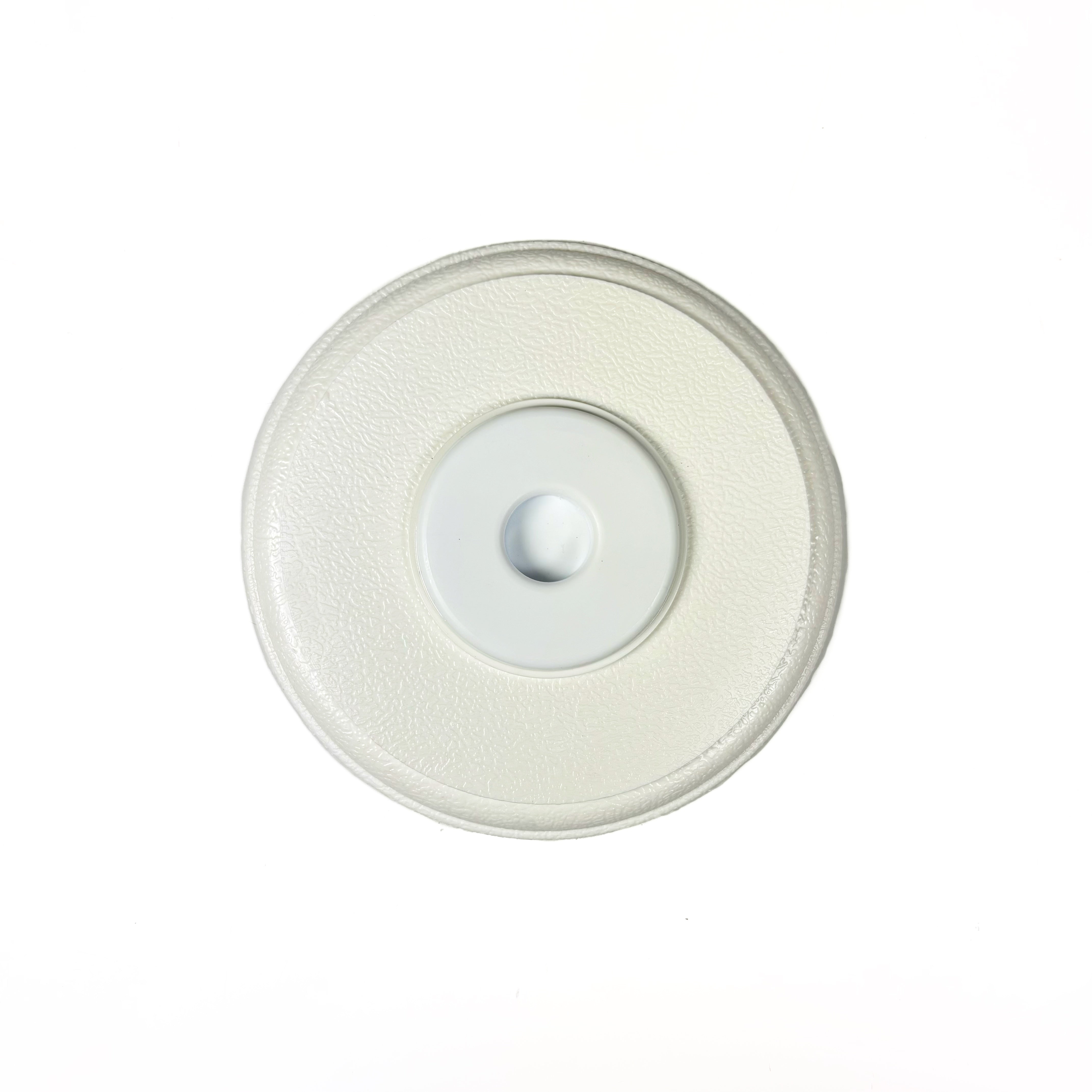 National Hardware N246-041 Door Stop, 5-3/8 in Dia Base, 11/16 in Projection, Plastic, White (POS)