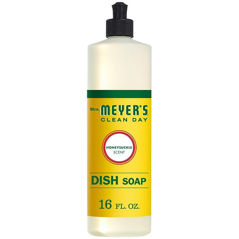 Mrs. Meyer's 17423 Dish Soap, 16 oz, Liquid, Colorless
