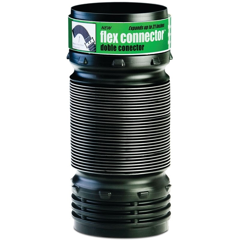 Amerimax 57010 Pipe Elbow Connector, 4 in, Polypropylene