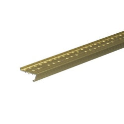 1-3/8 Inch By 72 Inch Satin Gold Carpet Grip