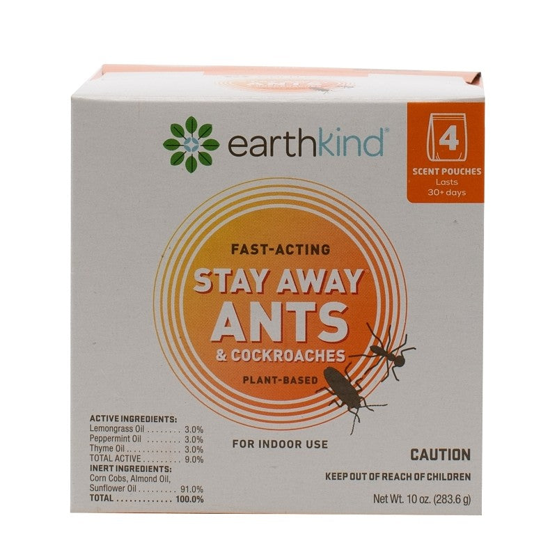 earthkind Stay Away SA4P8D5ANTRO Ant and Cockroach Deterrent, 10 fl-oz Pouch
