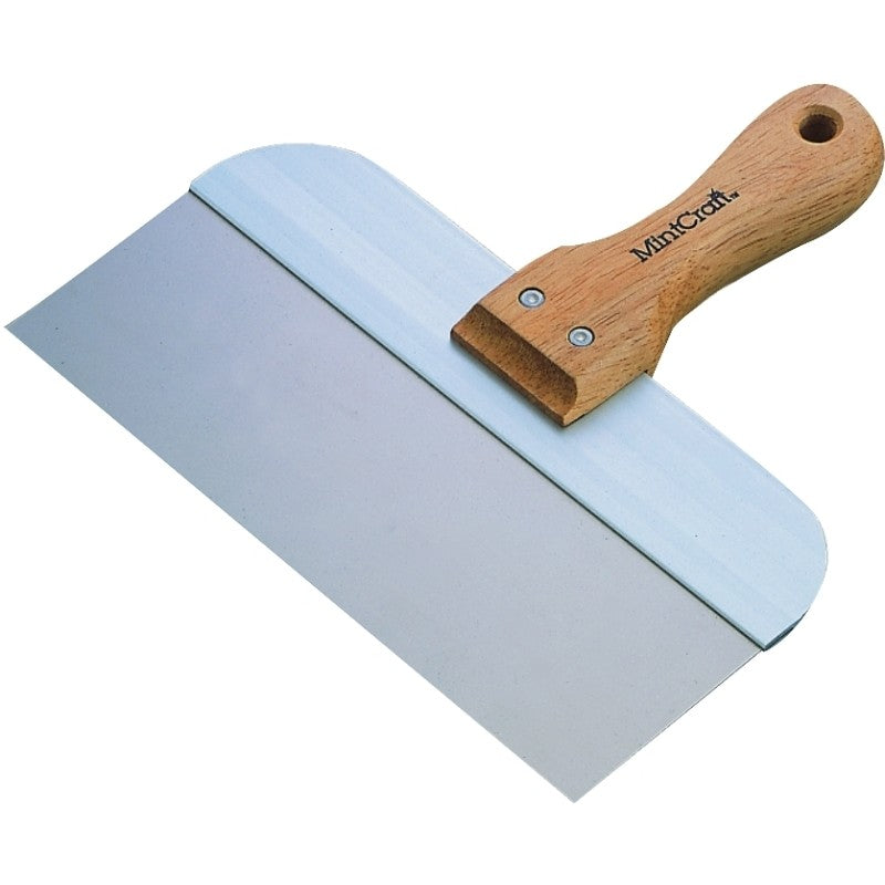 Vulcan 36053 Knife, 3 in W Blade, 12 in L Blade, Stainless Steel Blade, Tapered Blade, Wood Handle, Wood Handle