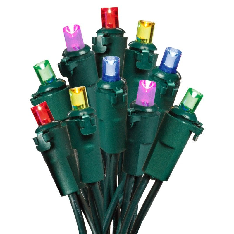 Hometown Holidays U15E302K Light Set, Christmas, 120 V, 4.8 W, 70-Lamp, LED Lamp, 25,000 hr Average Life