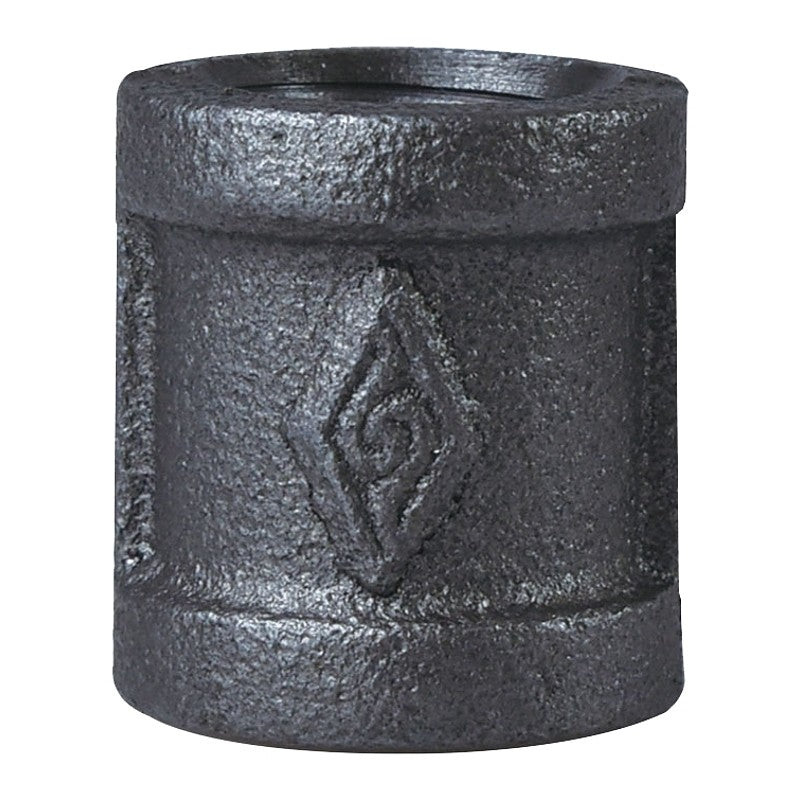 ProSource 21-1/2B Pipe Coupling, 1/2 in, FIP, Steel, SCH 40 Schedule, 300 psi Pressure