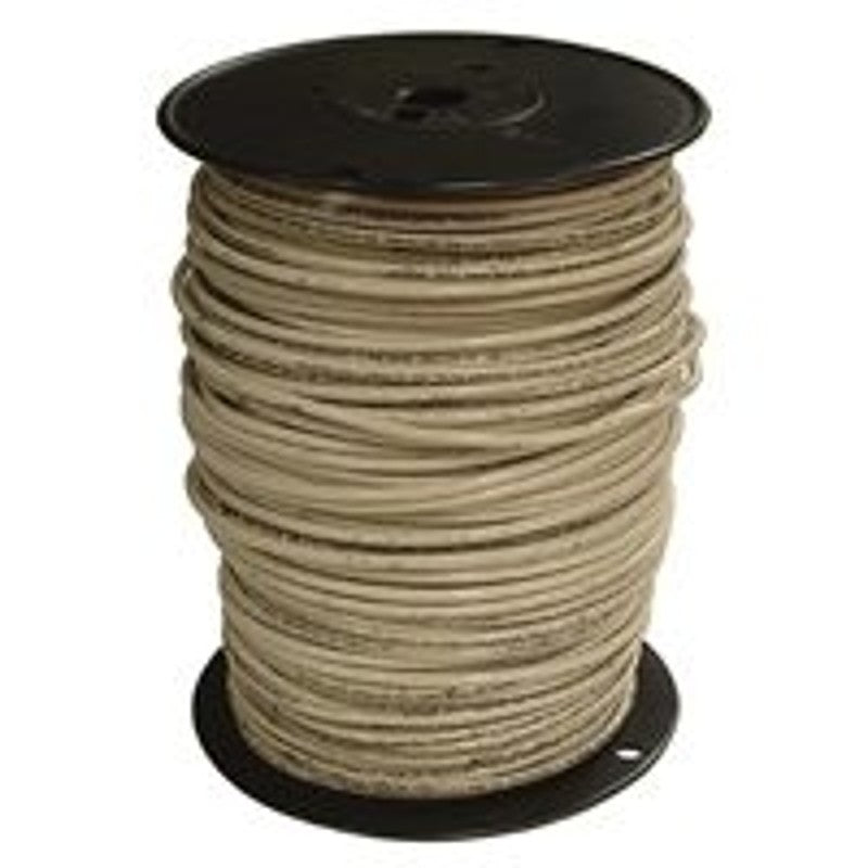 Southwire 10WHT-SOLX500 Series Building Wire, White Sheath, 10 AWG Wire, 1-Conductor, 500 ft L, Copper Conductor, Solid