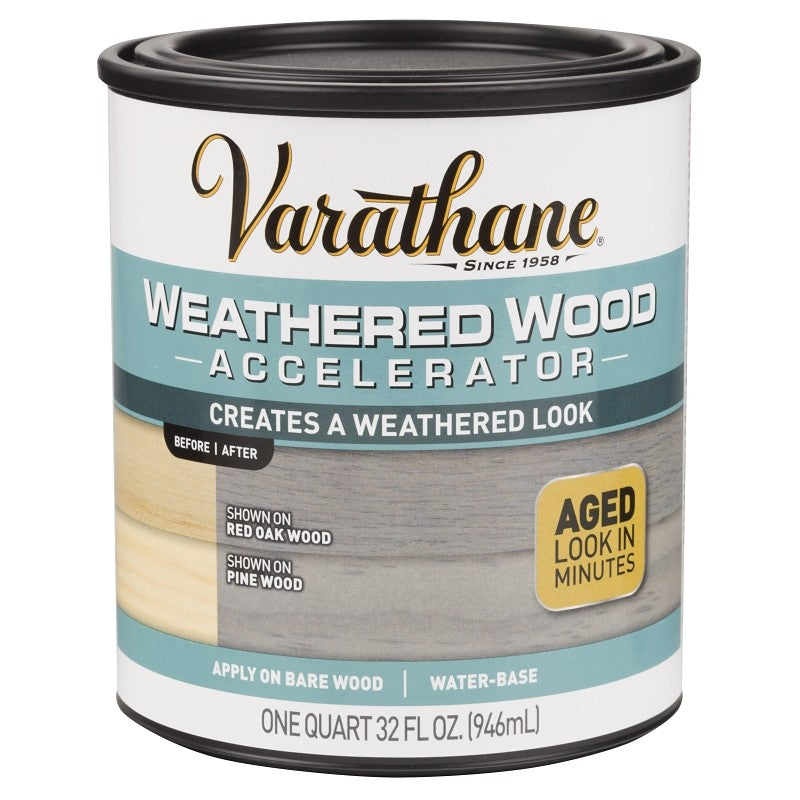 Varathane 313835 Weathered Accelerator, Clear, Liquid, 1 qt