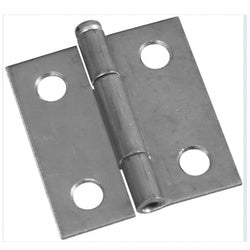 Removable Pin Narrow Hinge 1-1/2 By 1-7/16 Inch Zinc Plated Steel Bulk (POS)