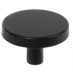 Laurey 34520 Tech Knob, 0.79 in Projection, Zinc, Matte Black