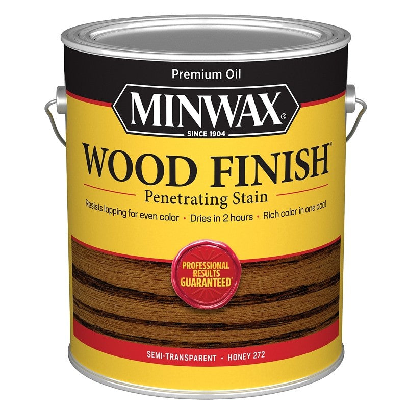 Minwax 711490000 Wood Stain, Honey, Liquid, 1 gal, Can (Pack of 2)