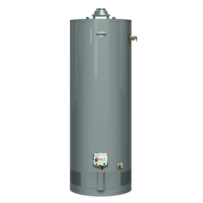 Richmond Essential Series 6G30-30PF3 Gas Water Heater, Liquid Propane, 29 gal Tank, 52 gph, 30000 Btu/hr BTU