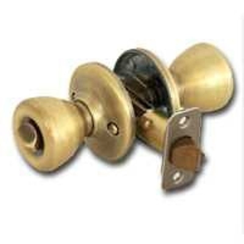 Kwikset 400T 56ALRCSK3BX Entry Knob, Antique Brass, Brass, K3 Keyway, 3 Grade (Pack of 3)