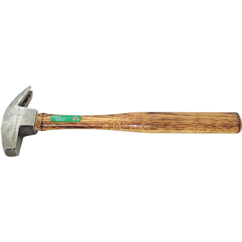 Diamond Farrier FH14 Driving Hammer, 14 oz Head, Steel Head, Hardwood Handle, 12 in OAL