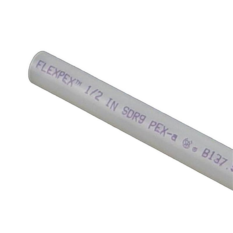Flair-It SAFEPEX Pro 16051 PEX-A Straight Stick Pipe Tubing, 1/2 in, White, 5 ft L